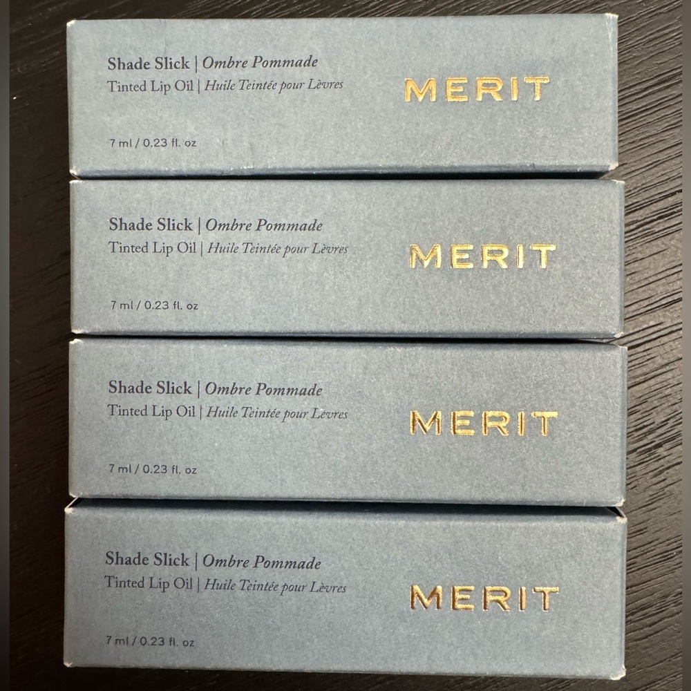 4x MERIT lip oil